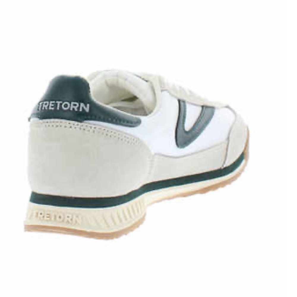 NIB Tretorn Rawlins Sneaker, Green & White - Picture 3 of 7